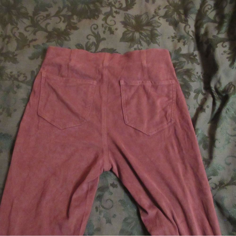 Brown Velvet Flare Pants